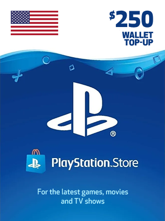 PlayStation Network Gift Card 250 USD - PSN Key - UNITED STATES