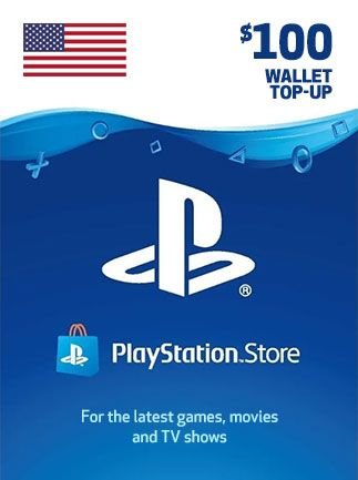 PlayStation Network Gift Card 100 USD  - PSN United States