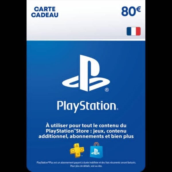 PlayStation Network Gift Card 80 EUR  - PSN Key  - FRANCE