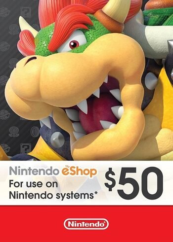 Nintendo eShop Gift Card 50 USD - Nintendo Key - United States