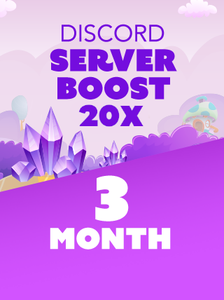 Discord Server Boost 3 Months - Direct Top-Up Key GLOBAL