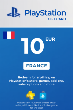 Carte cadeau PlayStation Network 10 EUR — PSN France