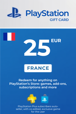 Carte cadeau PlayStation Network 25 EUR — PSN France