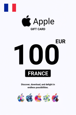 Carte cadeau Apple iTunes 100 EUR — code iTunes — France