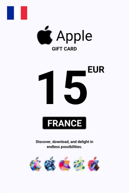 Carte cadeau Apple iTunes 15 EUR — code iTunes — France