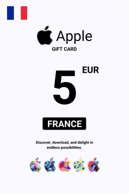 Carte cadeau Apple iTunes 5 EUR — code iTunes — France