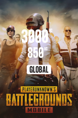 PUBG Mobile 3000 + 850 UC (Android, IOS) — code PUBG Mobile — GLOBAL