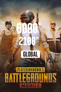 PUBG Mobile 6000 + 2100 UC (Android, IOS) — code PUBG Mobile — GLOBAL
