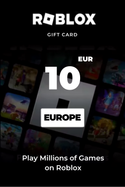 Carte cadeau Roblox 10 EUR — code Roblox — Europe