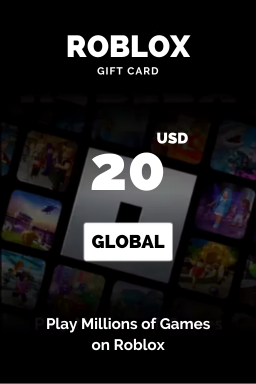 Carte cadeau Roblox 20 USD — code Roblox — États-Unis : 1700 Robux