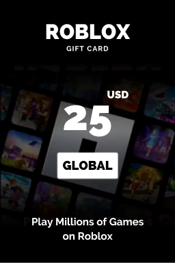 Carte cadeau Roblox 25 USD — code Roblox — États-Unis : 2100 Robux