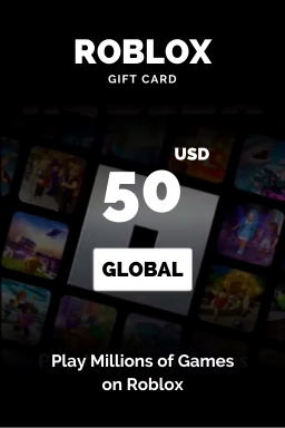 Carte cadeau Roblox 50 USD — code Roblox — États-Unis : 4500 Robux