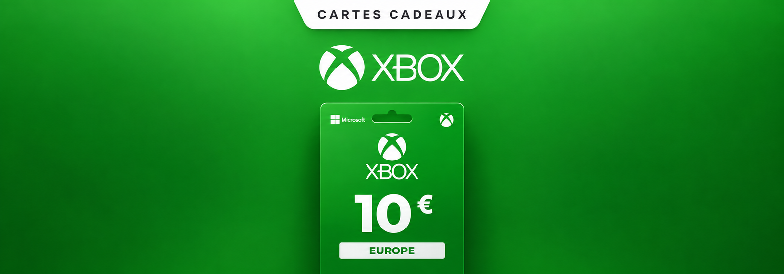 Carte cadeau Xbox 10 € Europe