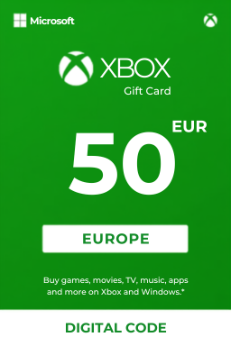 Carte cadeau Xbox Live 50 EUR — Europe